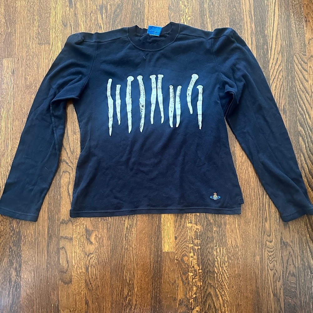 Very cool 90s Vivienne Westwood, long sleeve T-shirt unique